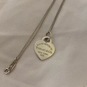 💯% Authentic RTT Medium Heart Tag Charm and -Rare- Chain Elsa Peretti